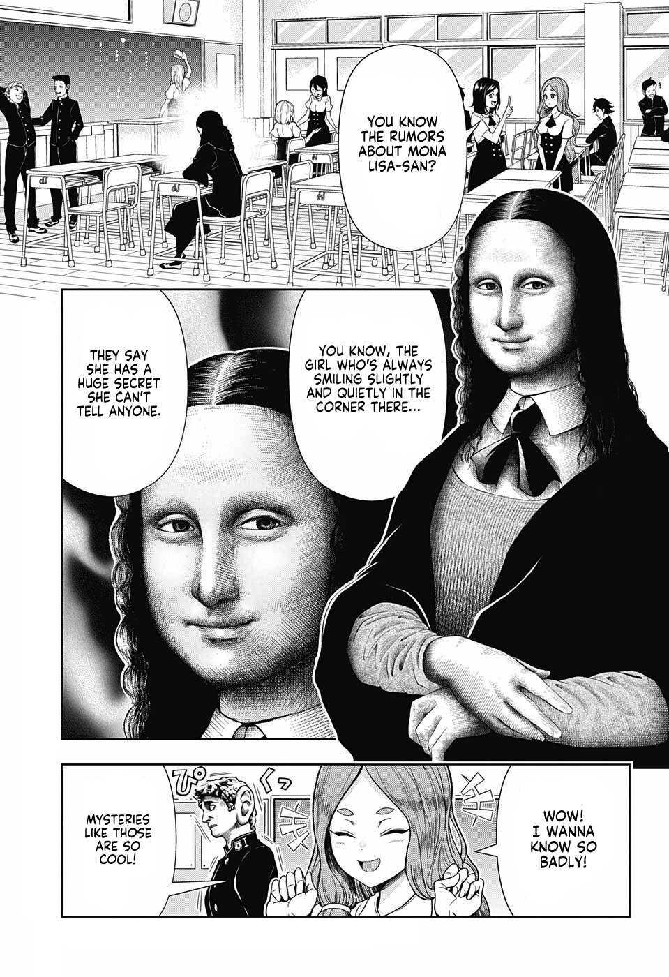 Shishunki Renaissance David-kun Chapter 4 page 1 - Chapter 4: The rumored Mona Lisa-san