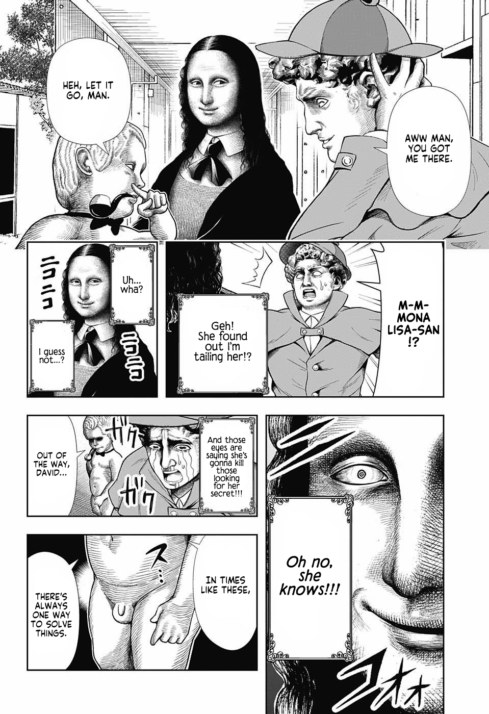 Shishunki Renaissance David-kun Chapter 4 page 4 - Chapter 4: The rumored Mona Lisa-san