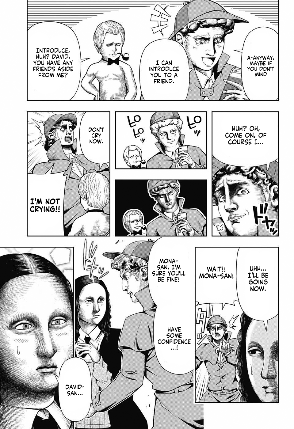 Shishunki Renaissance David-kun Chapter 4 page 9 - Chapter 4: The rumored Mona Lisa-san
