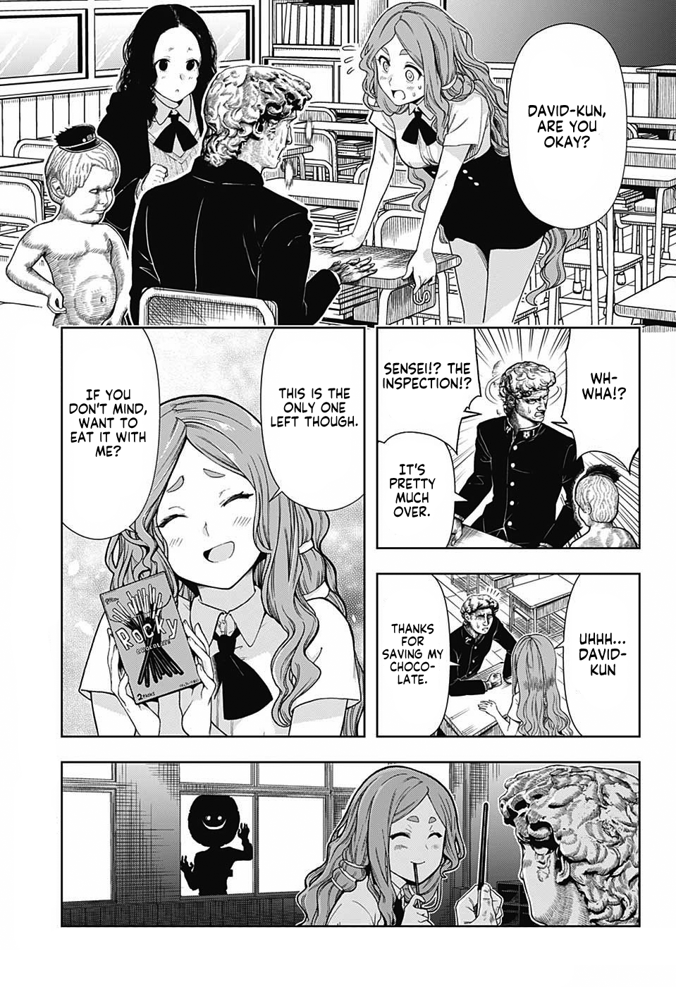 Shishunki Renaissance David-kun Chapter 5 page 12 - Chapter 5: Bocca della Verita
