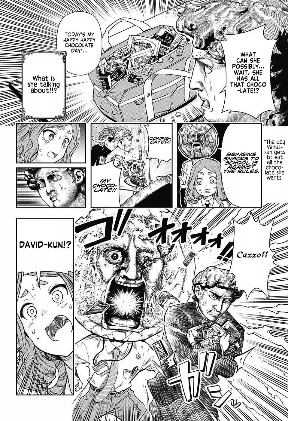 Shishunki Renaissance David-kun Chapter 5 page 8 - Chapter 5: Bocca della Verita