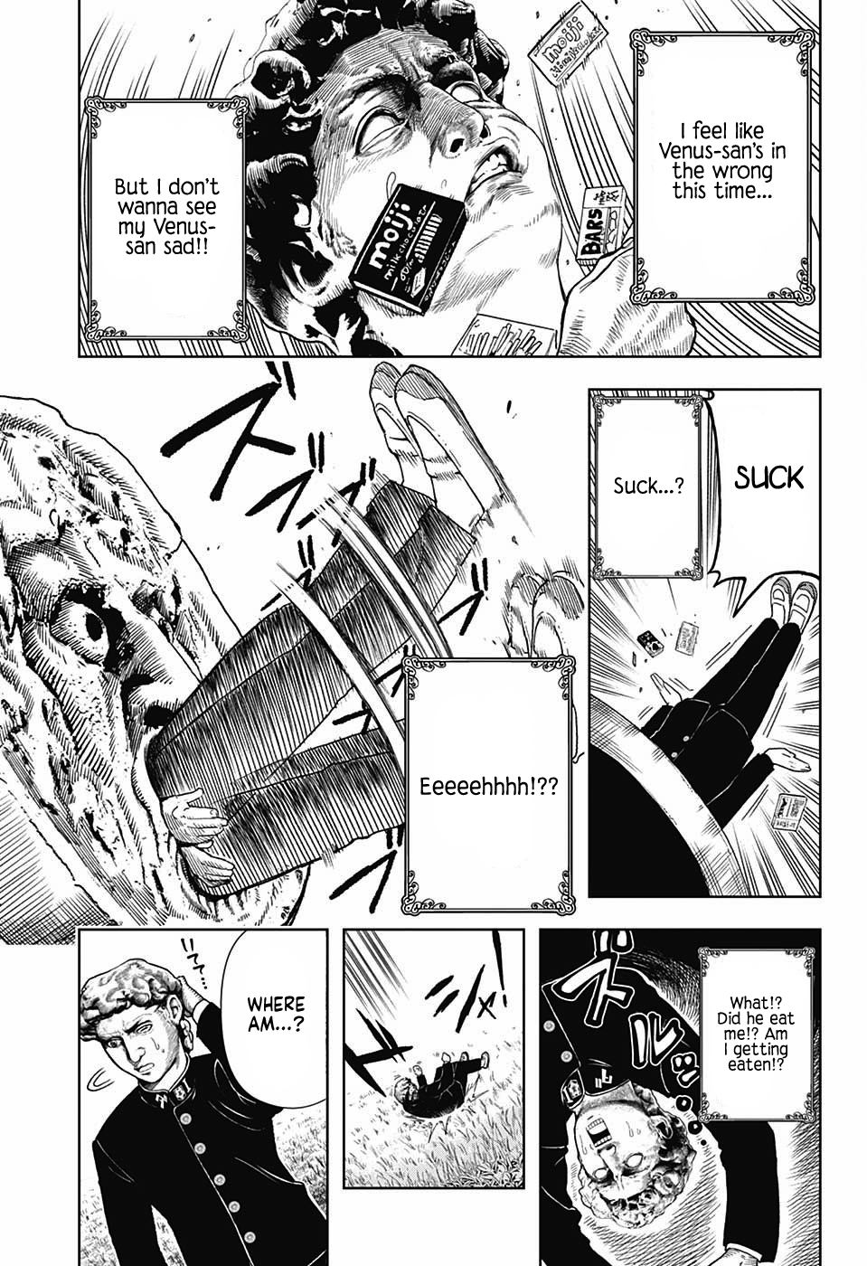 Shishunki Renaissance David-kun Chapter 5 page 9 - Chapter 5: Bocca della Verita