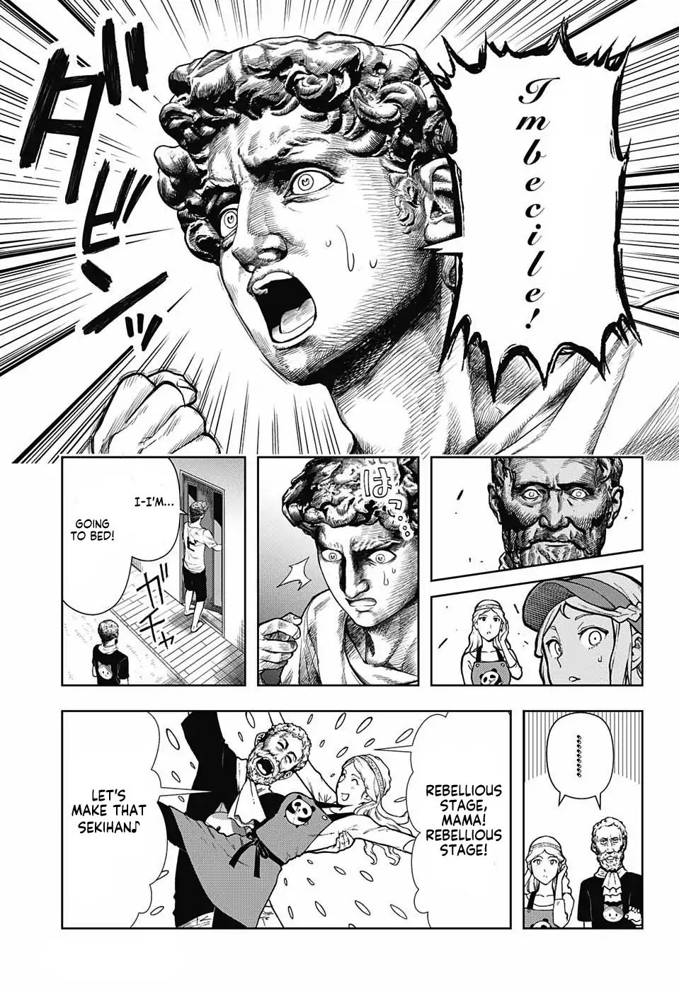 Shishunki Renaissance David-kun Chapter 6 page 7 - Chapter 6: David's Rebellious Stage