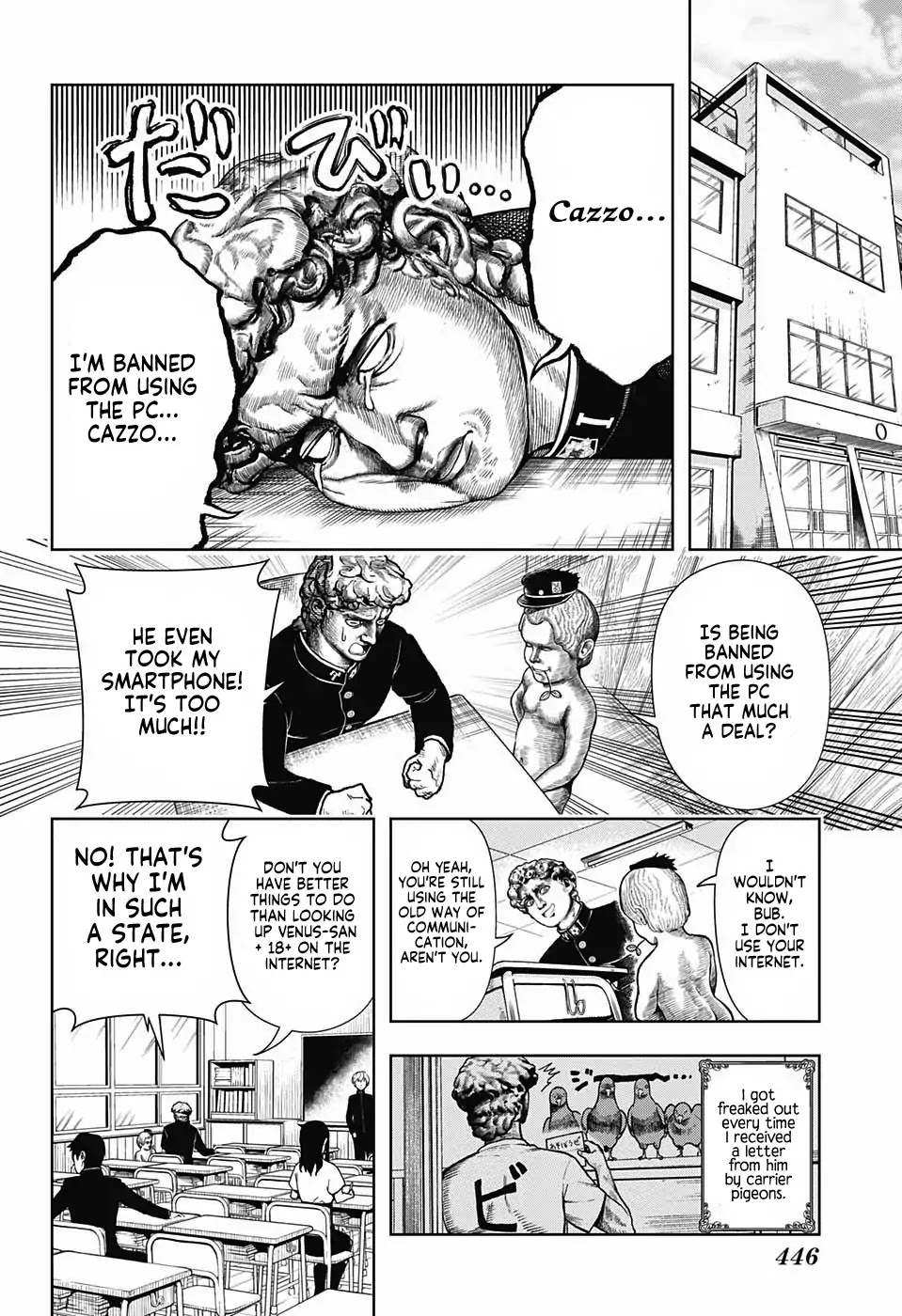 Shishunki Renaissance David-kun Chapter 6 page 8 - Chapter 6: David's Rebellious Stage