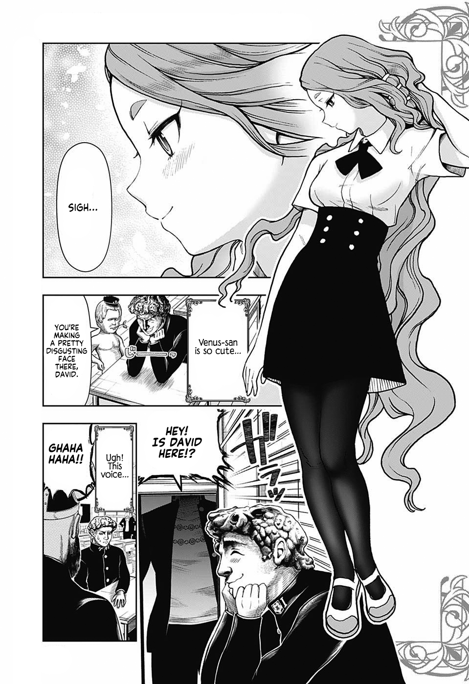 Shishunki Renaissance David-kun Chapter 7 page 1 - Chapter 7: Challenge from Goliath, the Giant