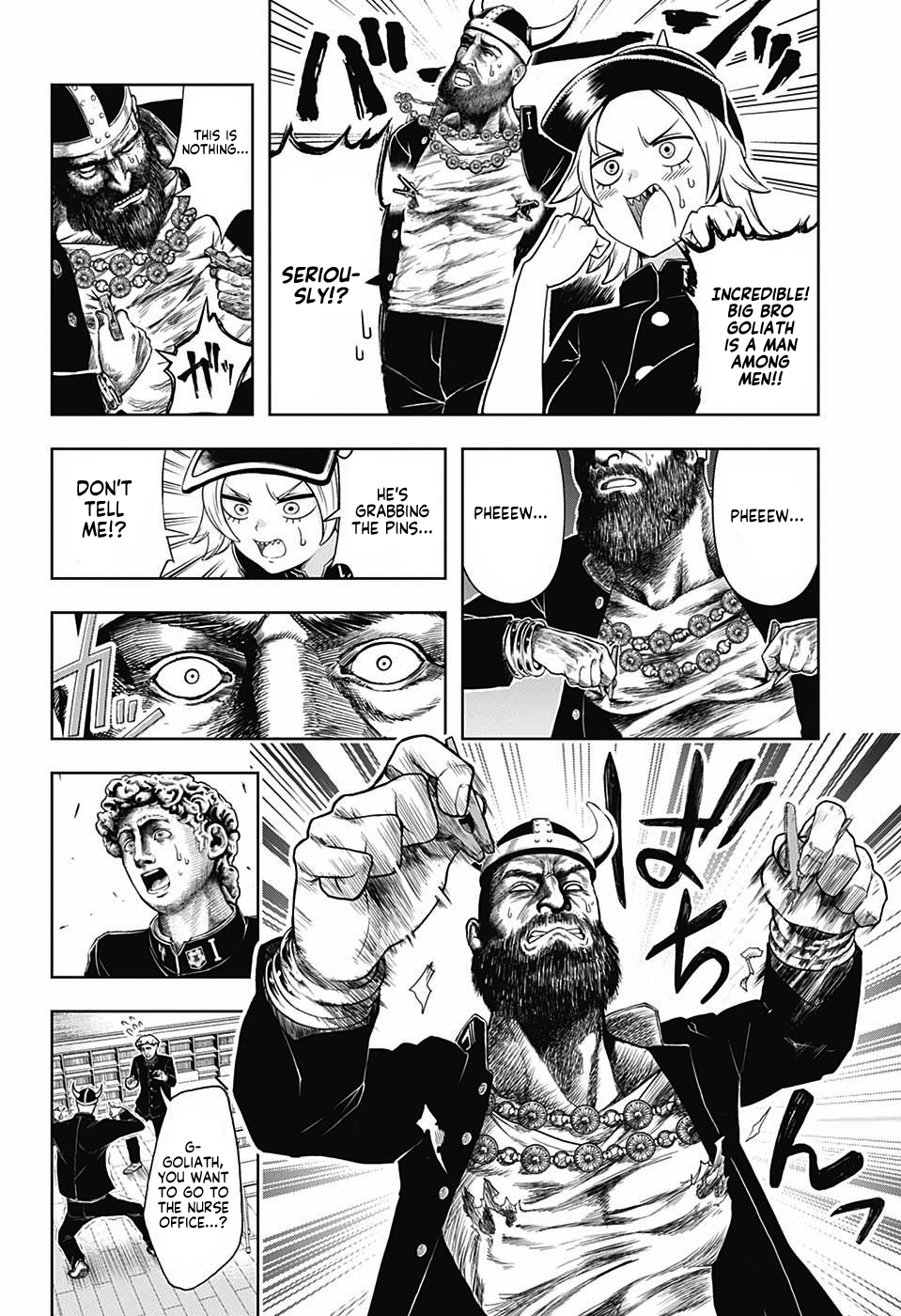 Shishunki Renaissance David-kun Chapter 7 page 6 - Chapter 7: Challenge from Goliath, the Giant