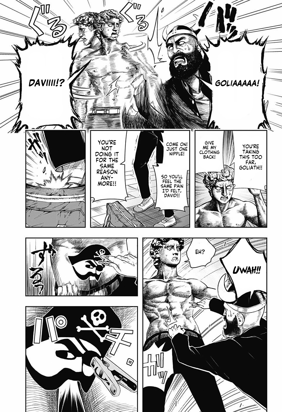 Shishunki Renaissance David-kun Chapter 7 page 9 - Chapter 7: Challenge from Goliath, the Giant