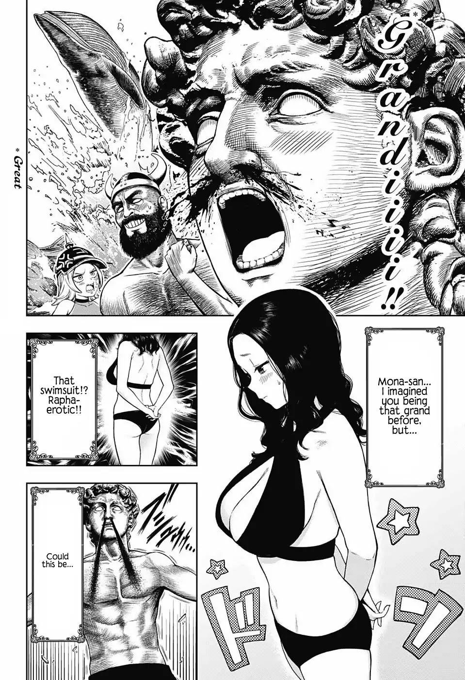 Shishunki Renaissance David-kun Chapter 8 page 12 - Chapter 8: Venus at the Beach
