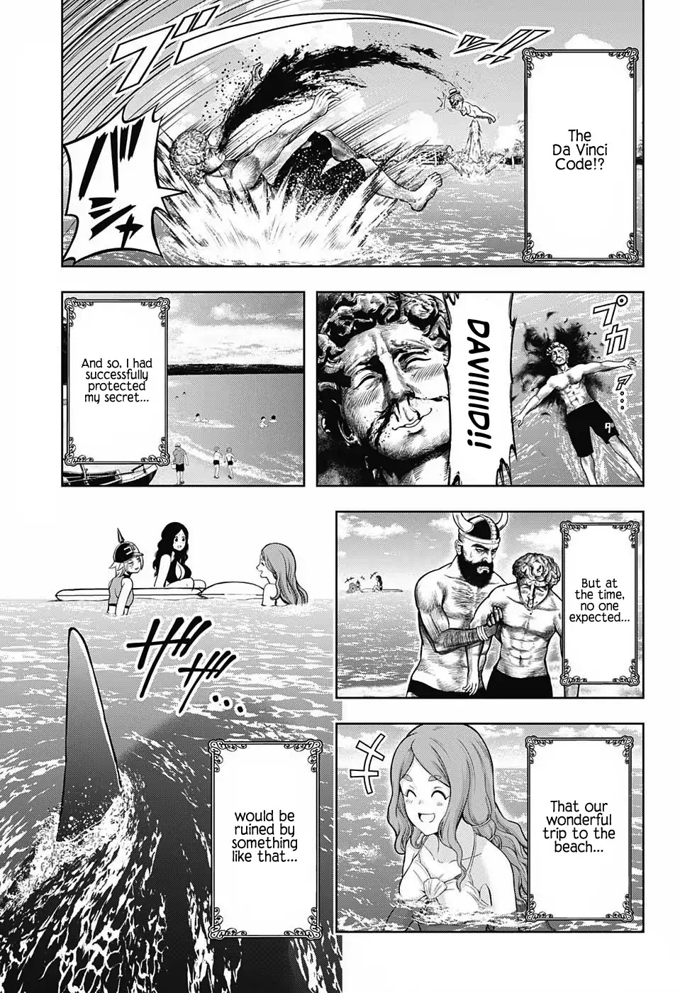 Shishunki Renaissance David-kun Chapter 8 page 13 - Chapter 8: Venus at the Beach