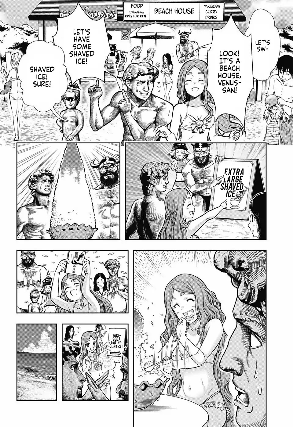 Shishunki Renaissance David-kun Chapter 8 page 8 - Chapter 8: Venus at the Beach