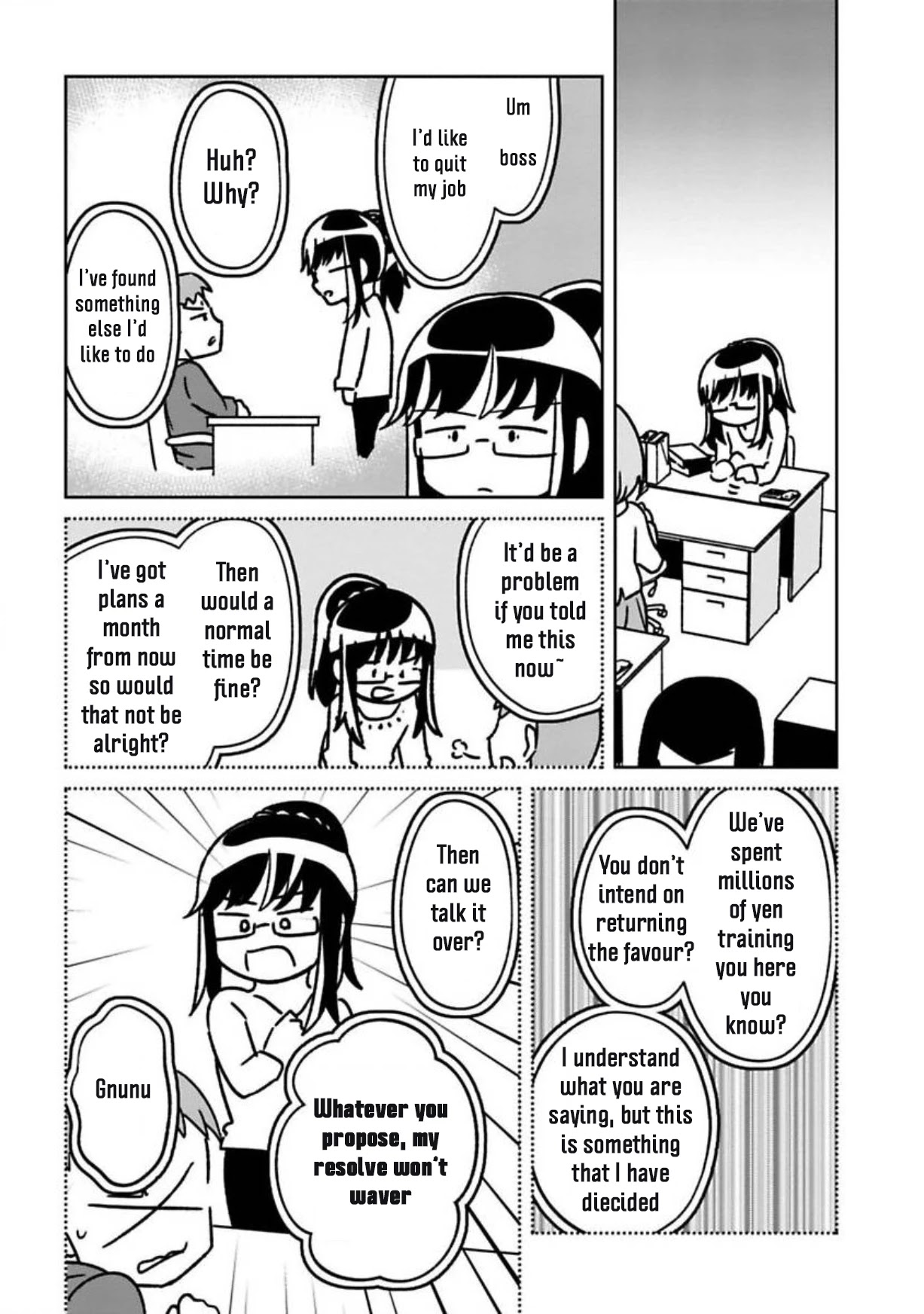 Shissou Sengen Chapter 13 page 3 - Chapter 13: Sakamoto's Resolve