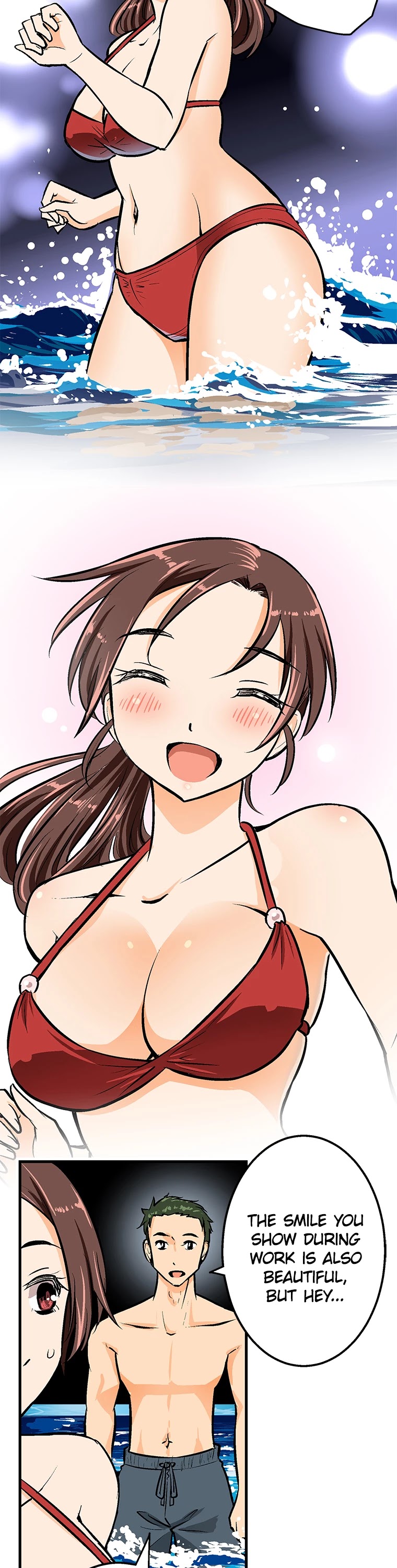 Shitai no ♡ Karen-san!! Chapter 32 page 14 - Chapter 32: Night Pool Adventure
