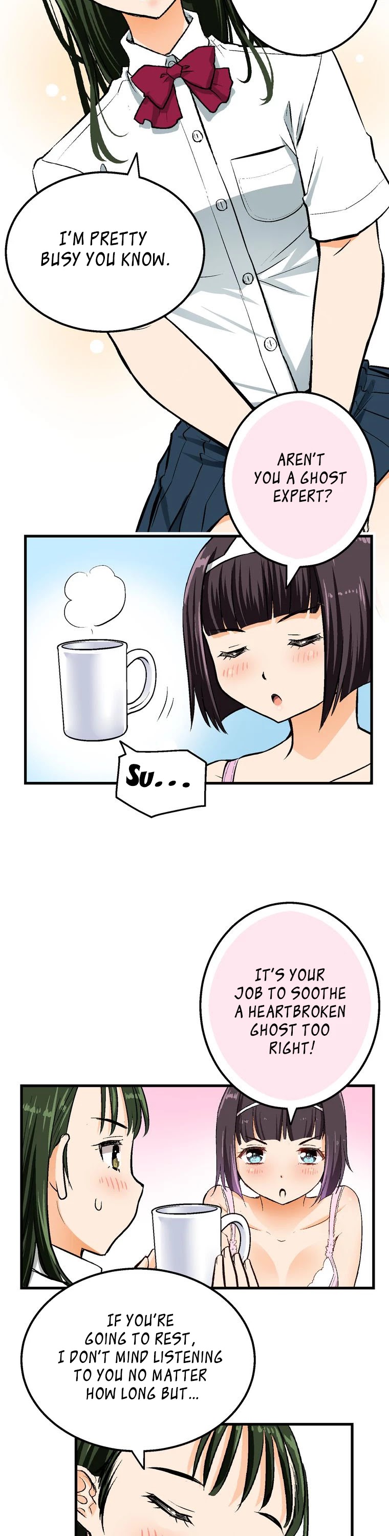 Shitai no ♡ Karen-san!! Chapter 44 page 15 - Chapter 44: Bound Ghost