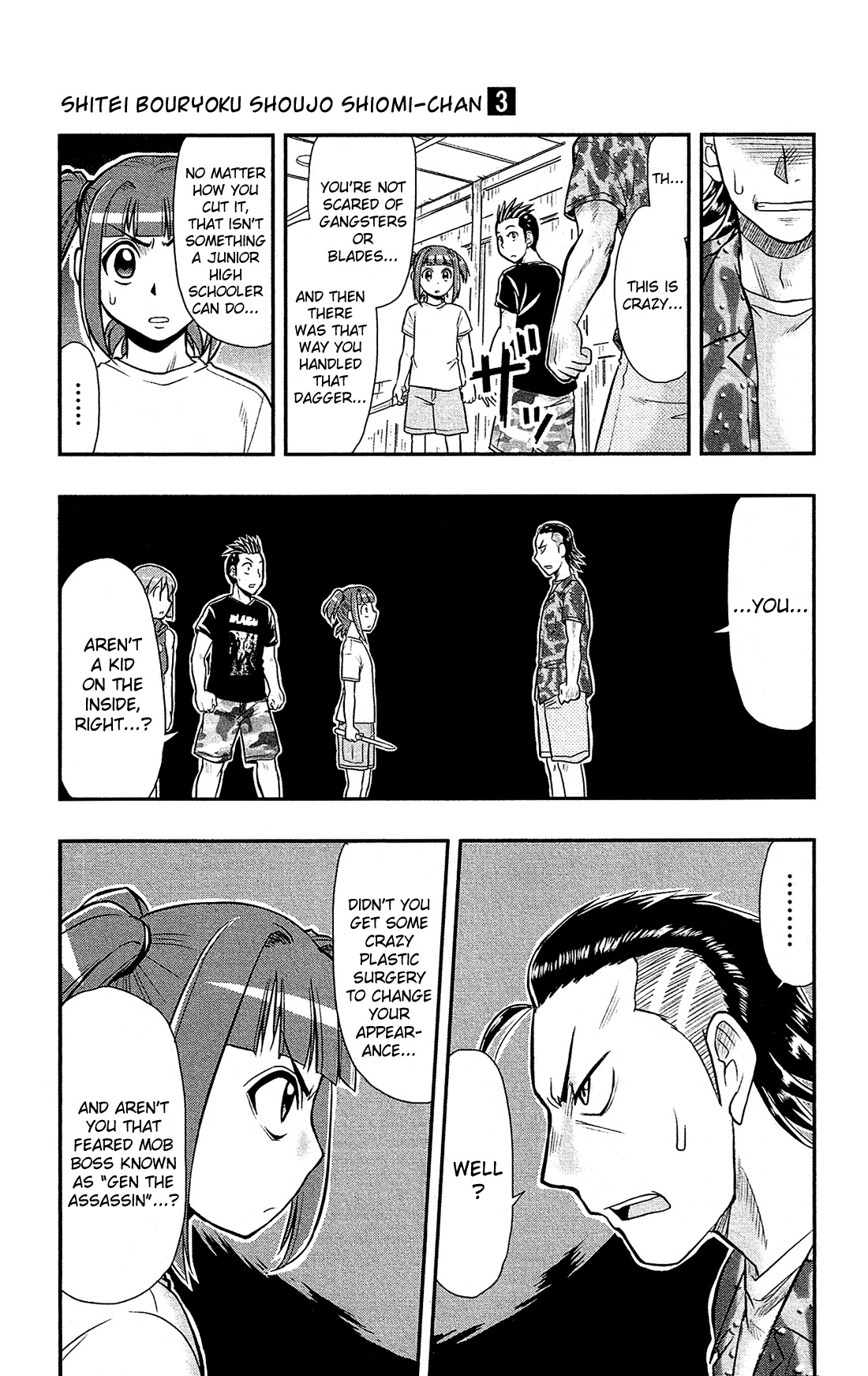 Shitei Bouryoku Shoujo Shiomi-chan Chapter 13 page 22 - Chapter 13: A Dishonorable Suspicion