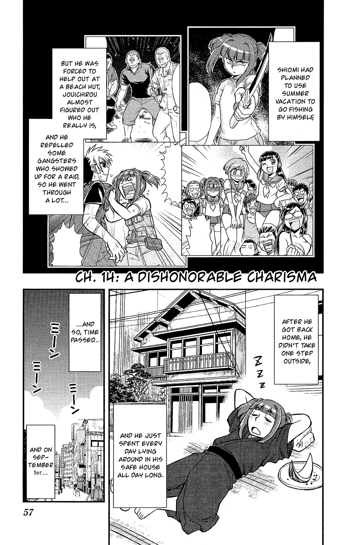 Shitei Bouryoku Shoujo Shiomi-chan Chapter 14 page 2 - Chapter 14: A Dishonorable Charisma