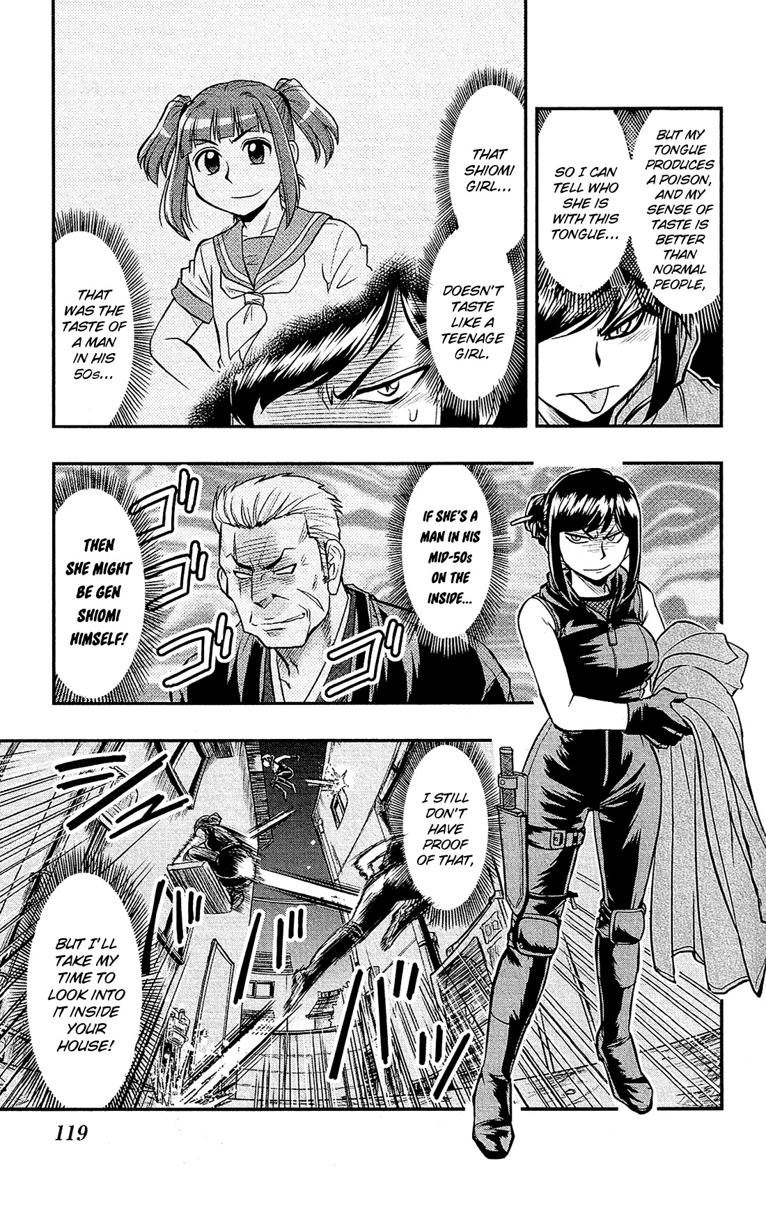 Shitei Bouryoku Shoujo Shiomi-chan Chapter 16 page 12 - Chapter 16: A Dishonorable Taste
