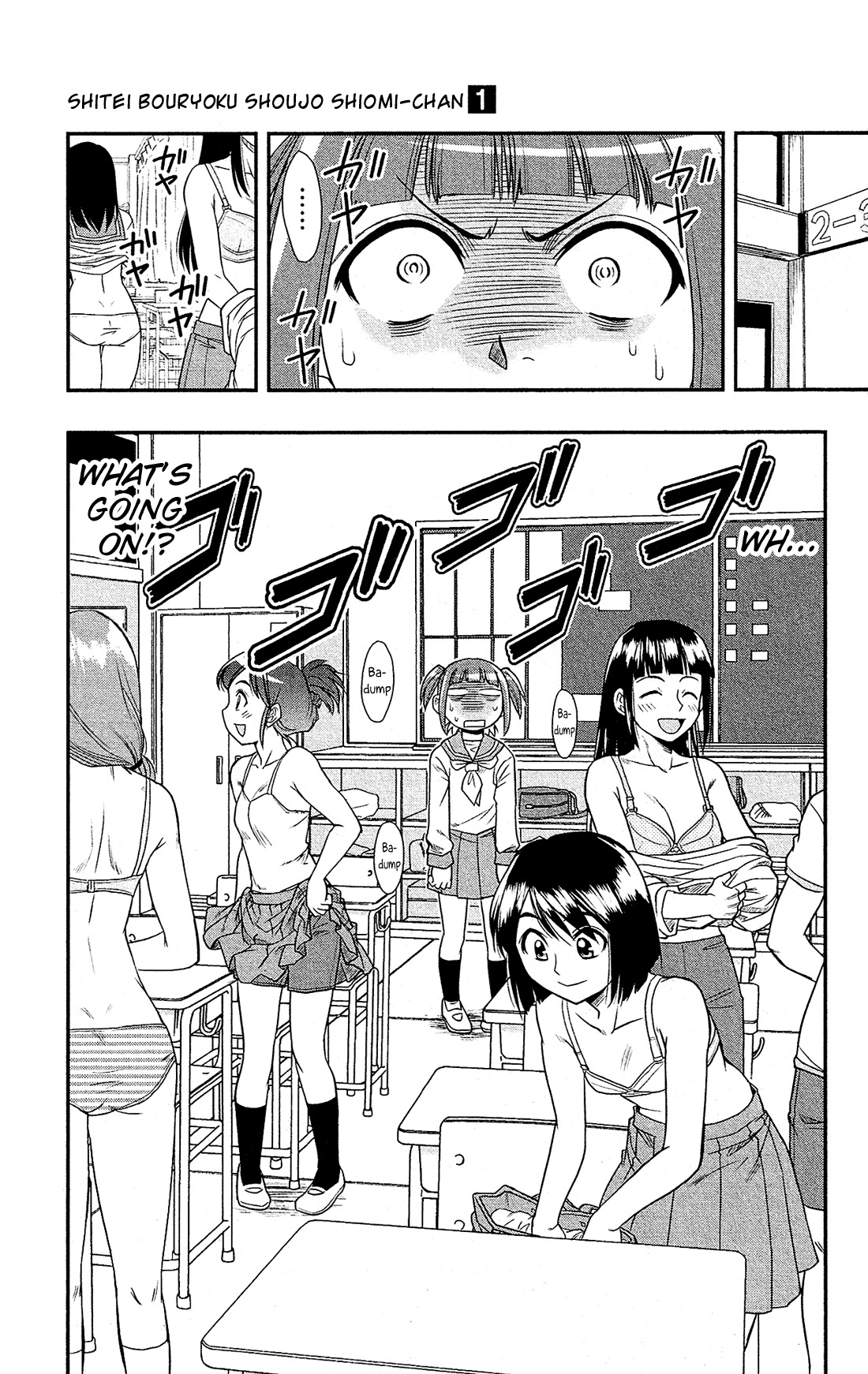 Shitei Bouryoku Shoujo Shiomi-chan Chapter 2 page 12 - Chapter 2: A Dishonorable School Day