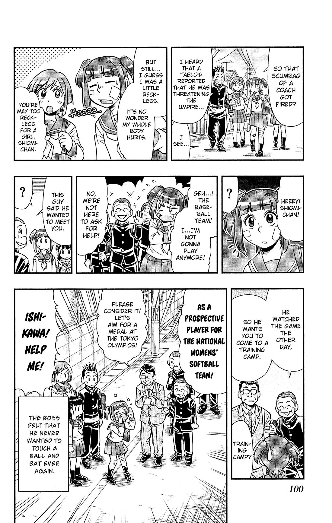 Shitei Bouryoku Shoujo Shiomi-chan Chapter 21 page 25 - Chapter 21: A Dishonorable Baseball Game