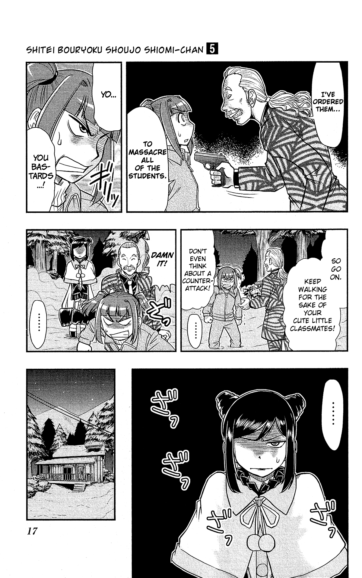 Shitei Bouryoku Shoujo Shiomi-chan Chapter 25 page 17 - Chapter 25: A Dishonorable Assassination
