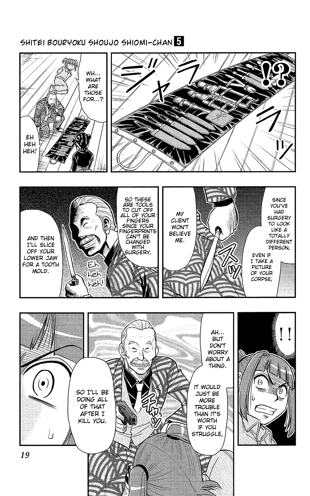 Shitei Bouryoku Shoujo Shiomi-chan Chapter 25 page 19 - Chapter 25: A Dishonorable Assassination