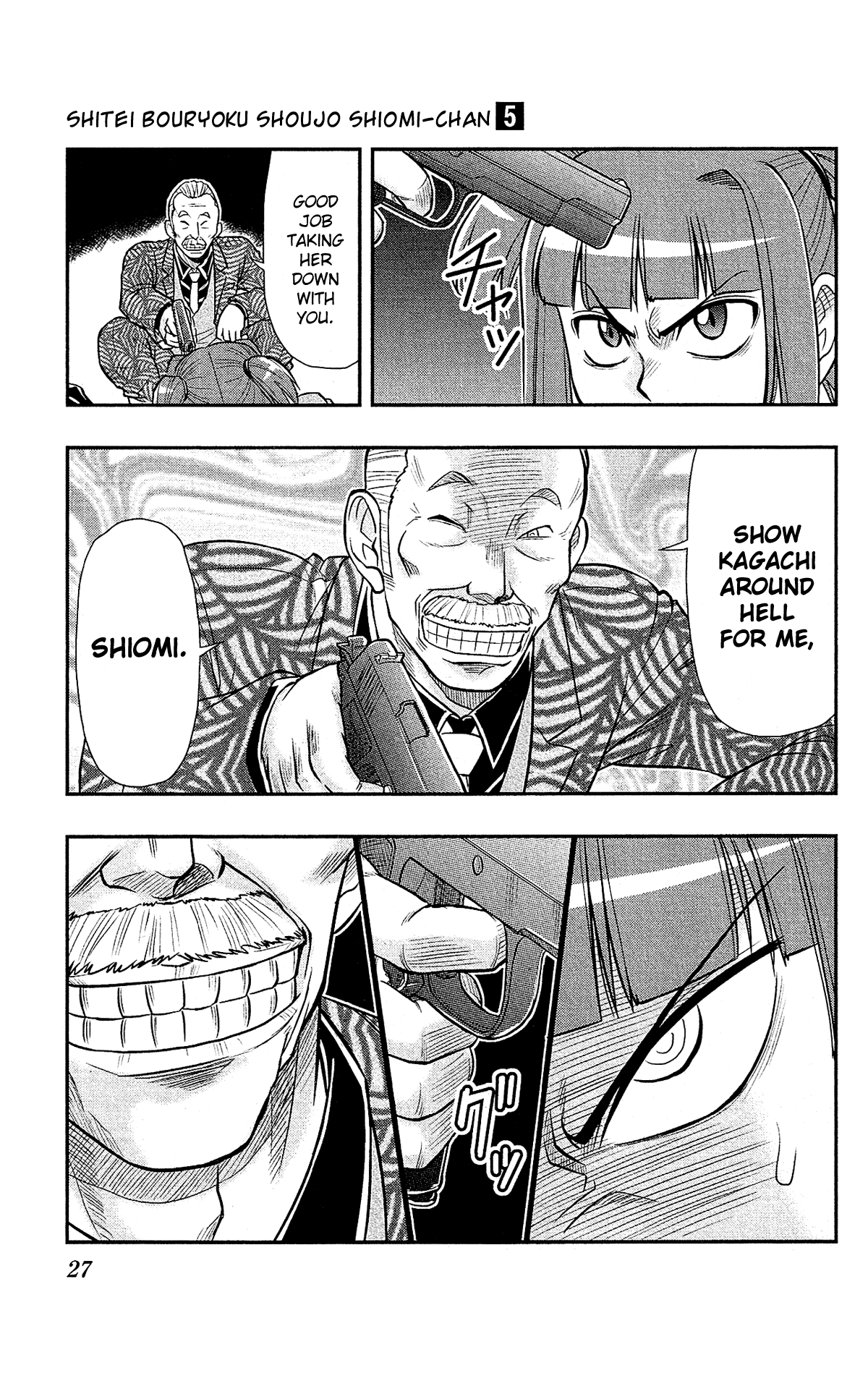 Shitei Bouryoku Shoujo Shiomi-chan Chapter 25 page 27 - Chapter 25: A Dishonorable Assassination