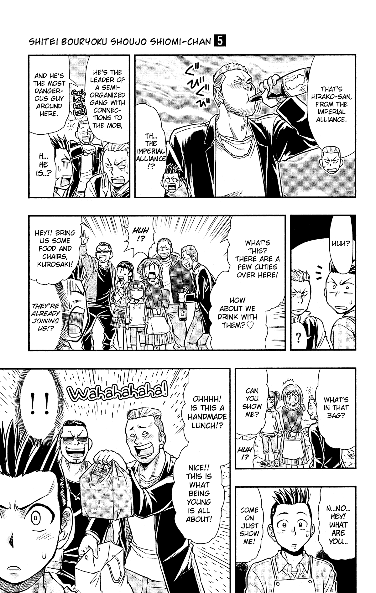 Shitei Bouryoku Shoujo Shiomi-chan Chapter 27 page 18 - Chapter 27: A Dishonorable Flower Viewing