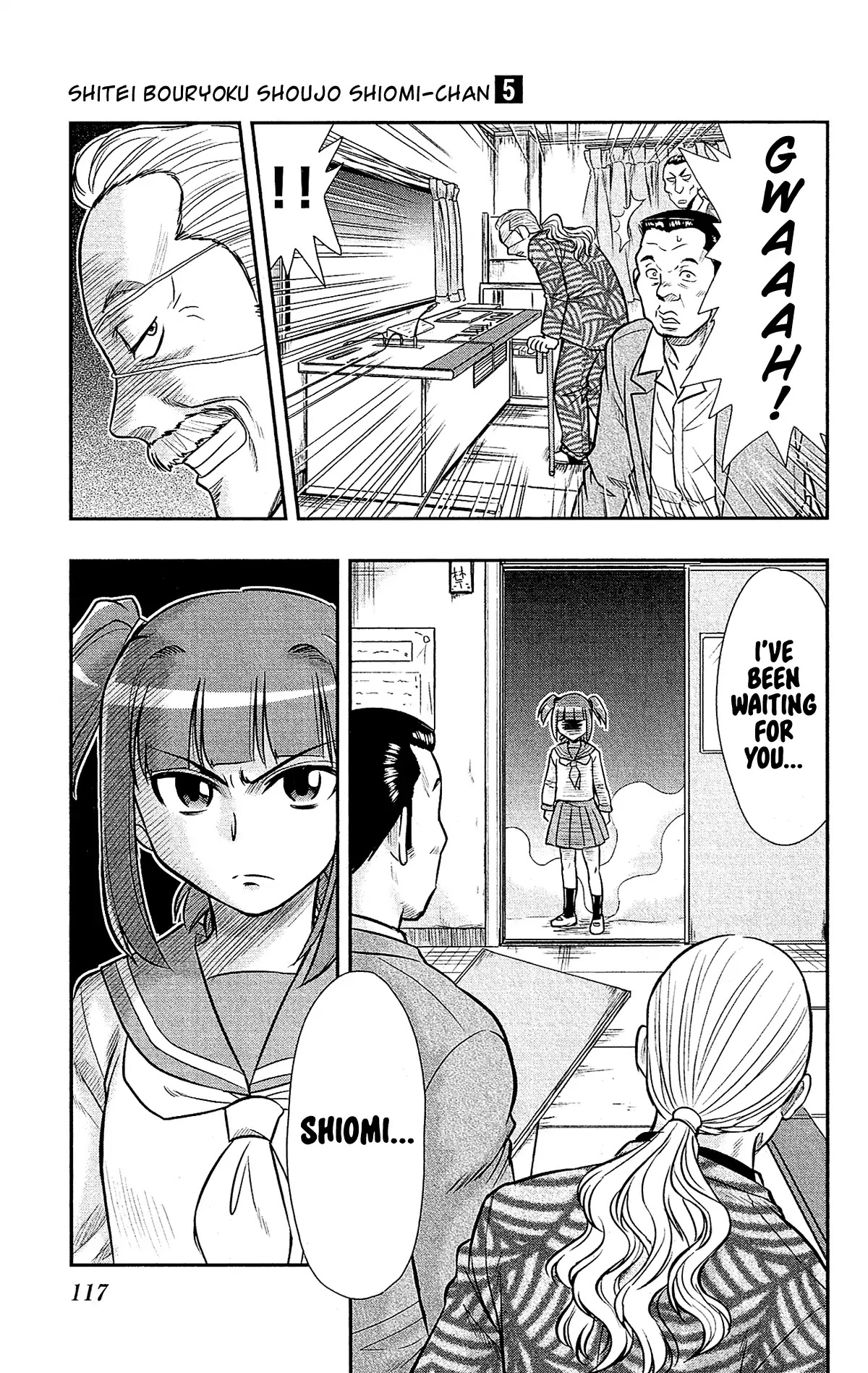 Shitei Bouryoku Shoujo Shiomi-chan Chapter 29 page 9 - Chapter 29: A Dishonorable Raid