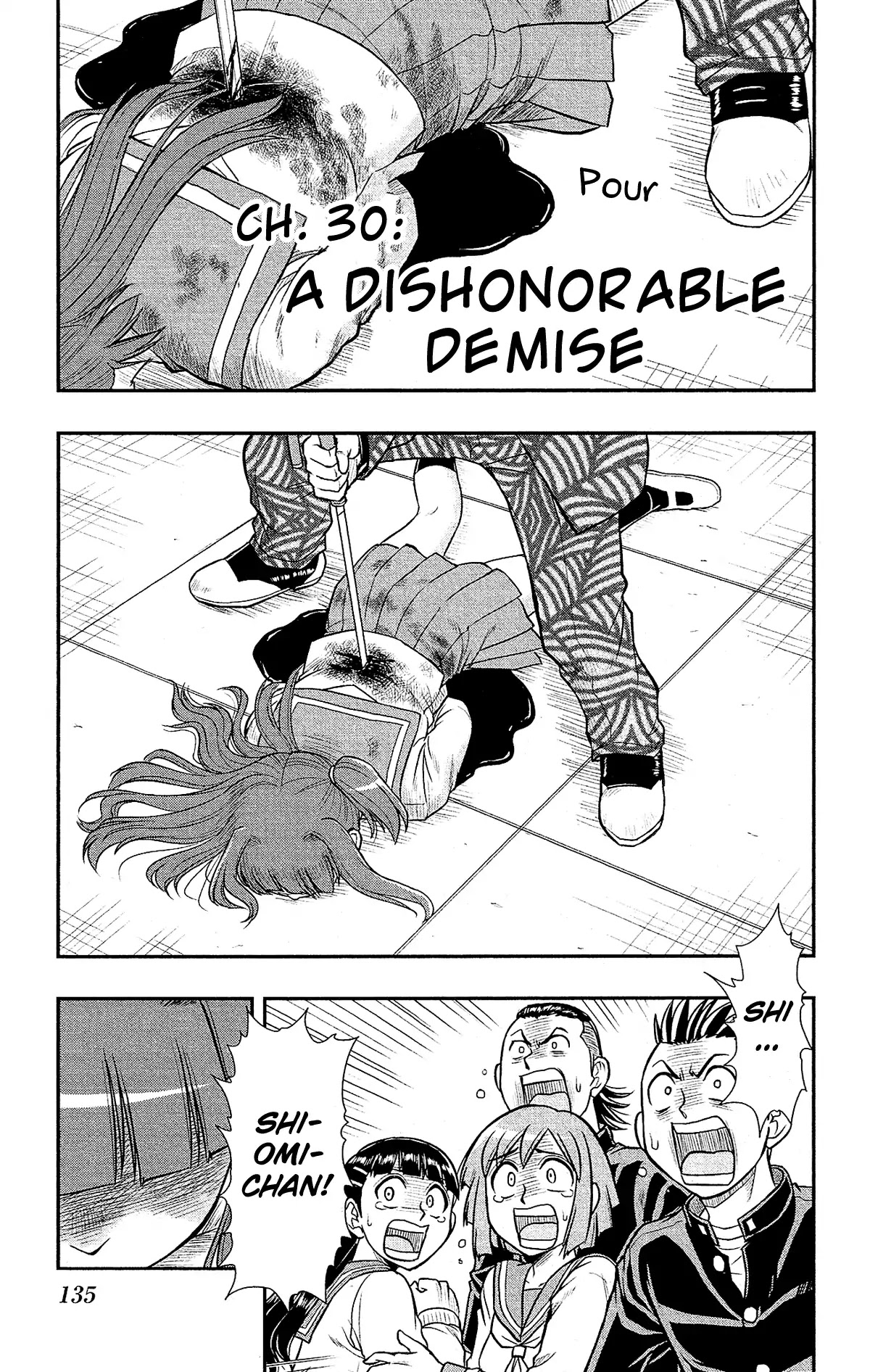 Shitei Bouryoku Shoujo Shiomi-chan Chapter 30 page 1 - Chapter 30: A Dishonorable Demise [END]