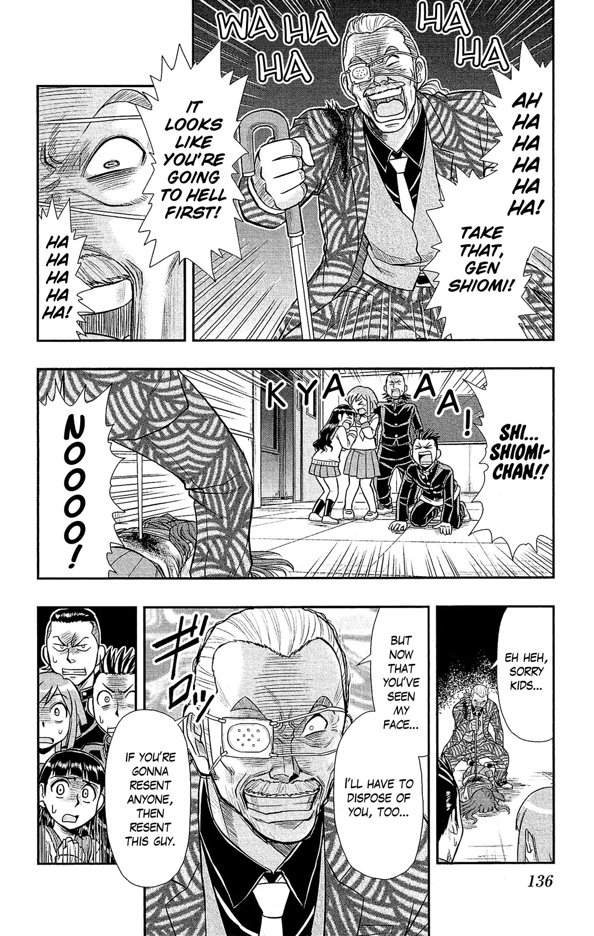 Shitei Bouryoku Shoujo Shiomi-chan Chapter 30 page 2 - Chapter 30: A Dishonorable Demise [END]