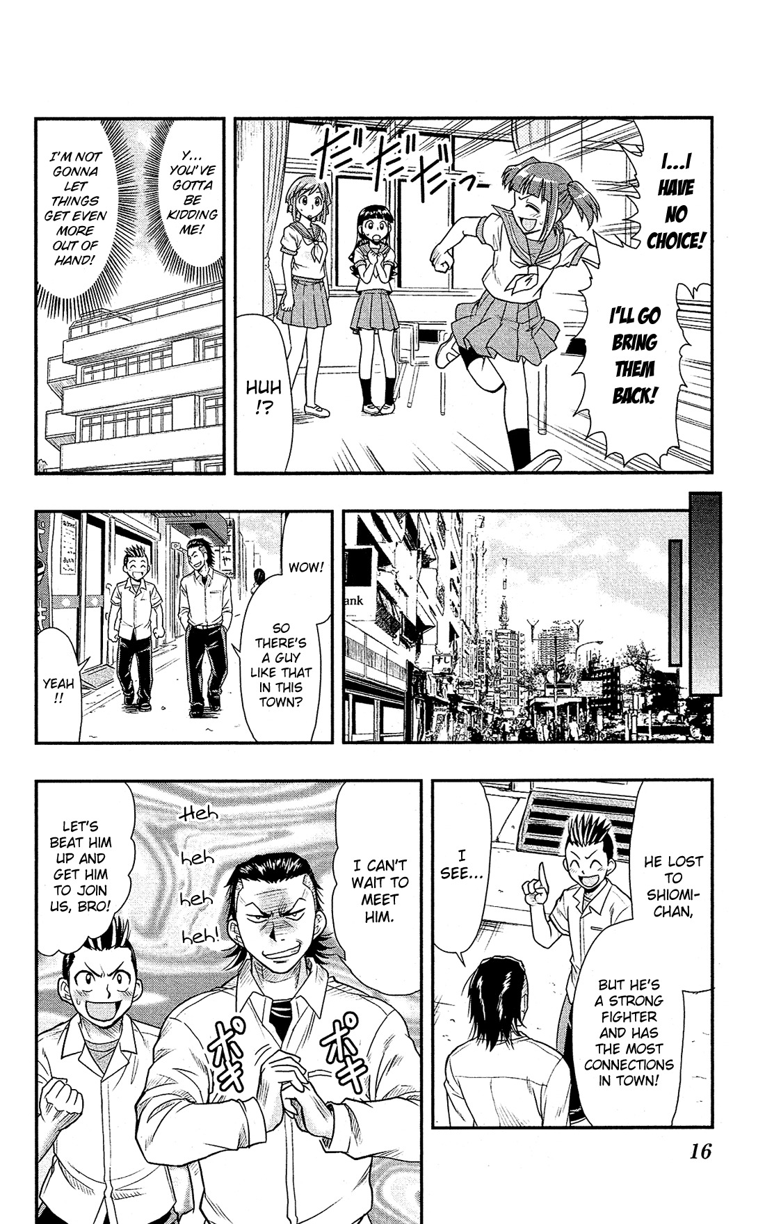 Shitei Bouryoku Shoujo Shiomi-chan Chapter 6 page 17 - Chapter 6: A Dishonorable Gang 1