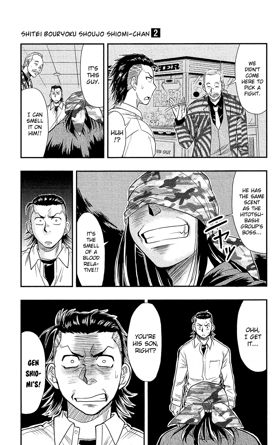 Shitei Bouryoku Shoujo Shiomi-chan Chapter 6 page 24 - Chapter 6: A Dishonorable Gang 1