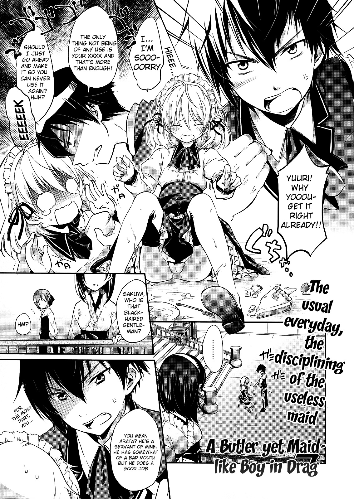 Shitsuji de Maid na Otokonoko Chapter 2 page 1 - Chapter 2: Kayano-sama's Visit