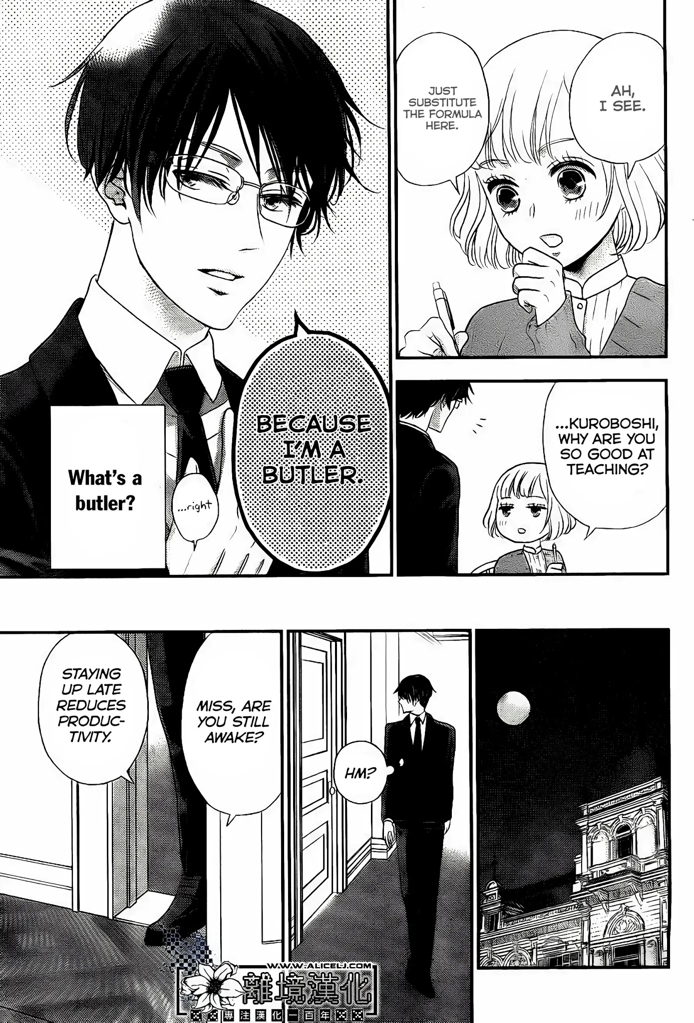Shitsuji Kuroboshi wa Kashizukanai Chapter 2 page 13 - Chapter 2