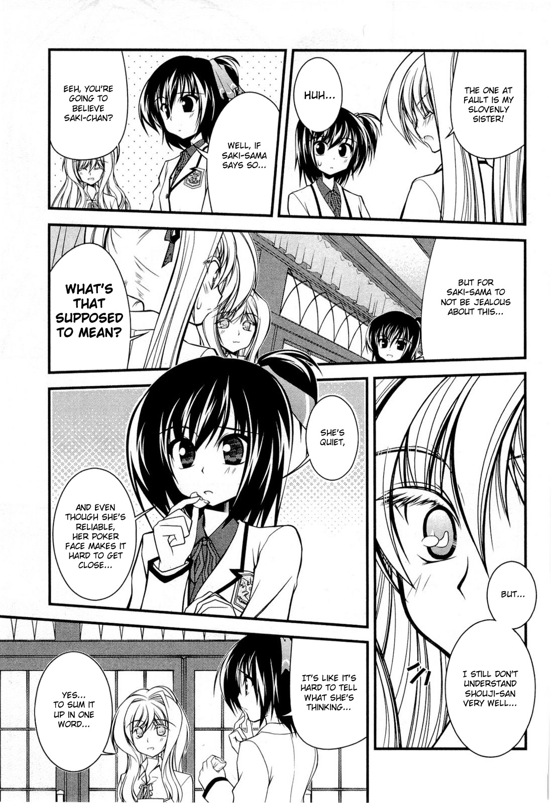 Shitsuji Shoujo to Ojousama Chapter 12 page 5 - Chapter 12: Pleasant-Feeling Things, an Inquiry About Playing Around, and a Single Conclusion