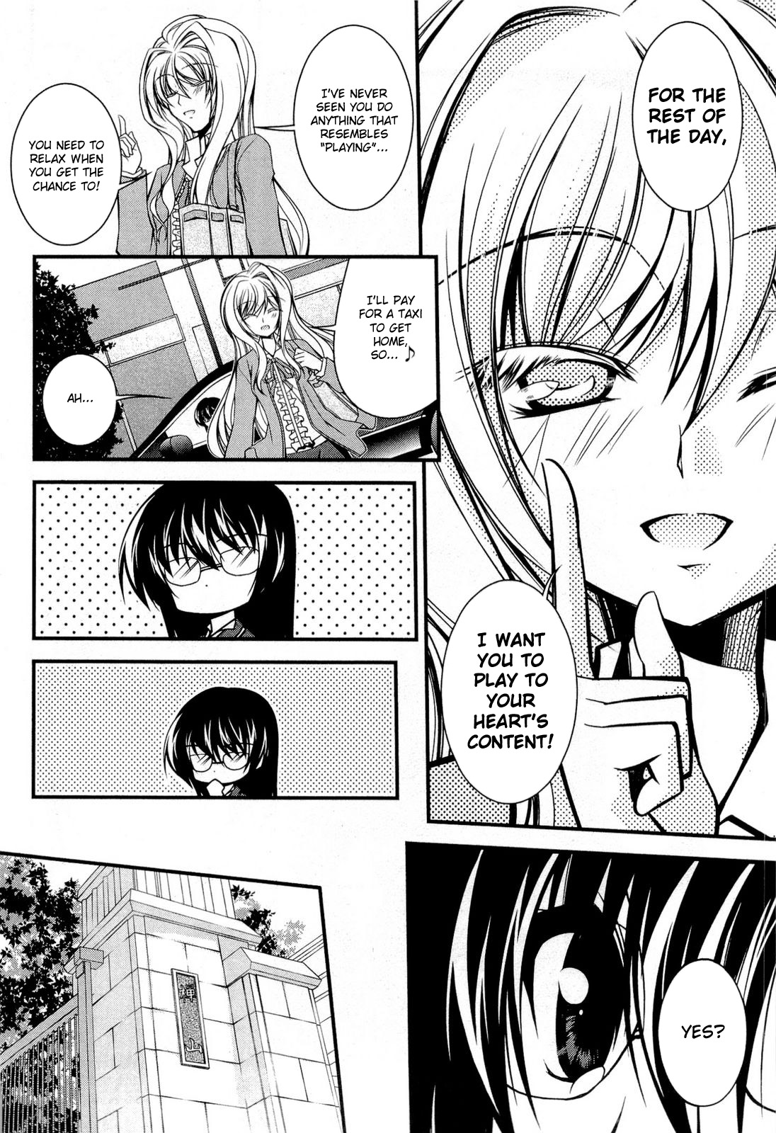 Shitsuji Shoujo to Ojousama Chapter 12 page 8 - Chapter 12: Pleasant-Feeling Things, an Inquiry About Playing Around, and a Single Conclusion
