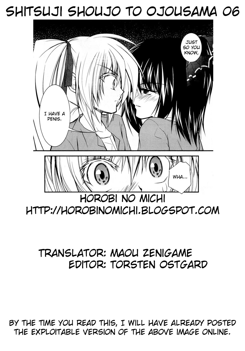 Shitsuji Shoujo to Ojousama Chapter 6 page 21 - Chapter 6: First, To You.