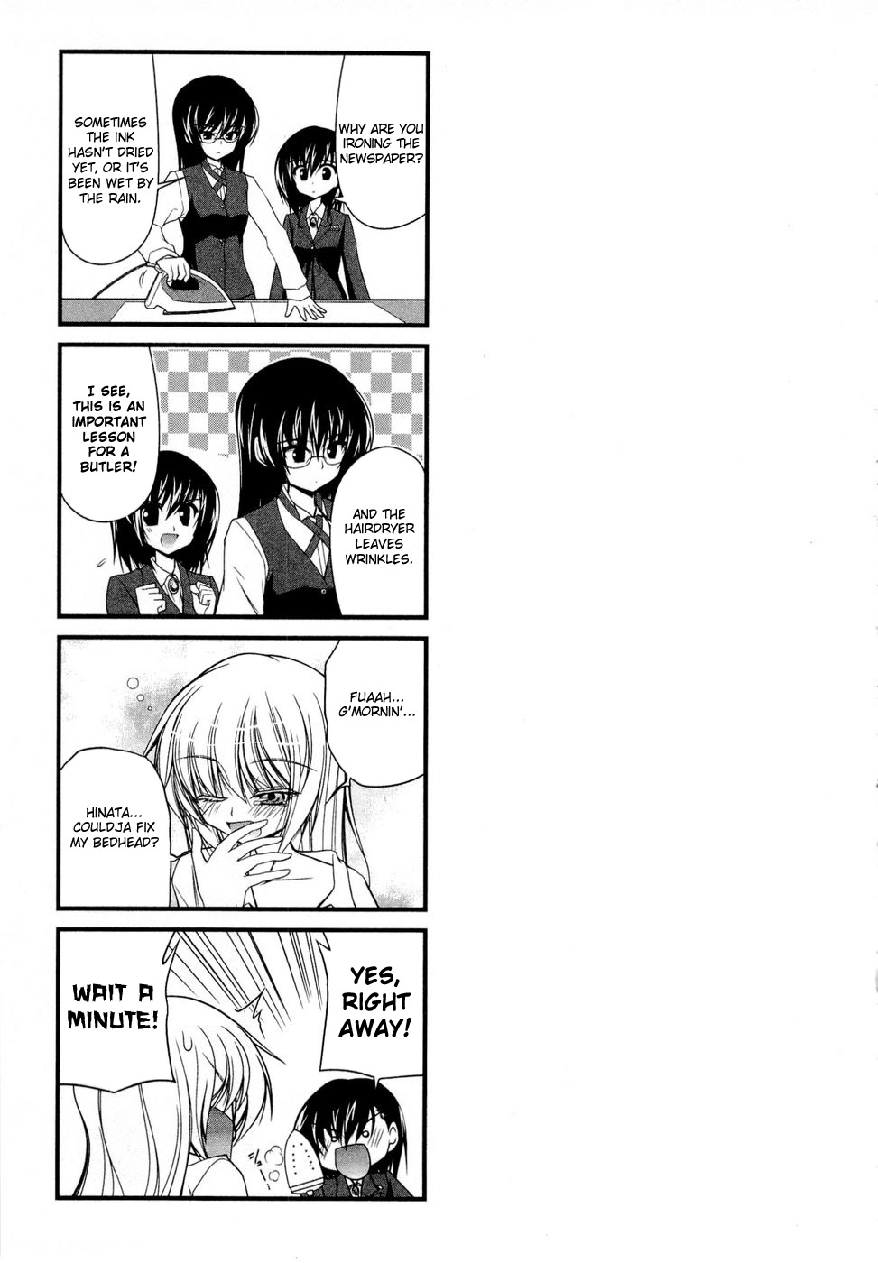 Shitsuji Shoujo to Ojousama Chapter 7 page 19 - Chapter 7: Butler Girl and Senhorita and Outspoken Girl