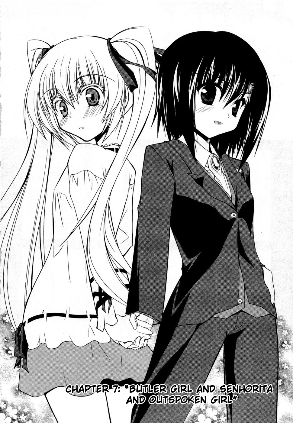 Shitsuji Shoujo to Ojousama Chapter 7 page 2 - Chapter 7: Butler Girl and Senhorita and Outspoken Girl