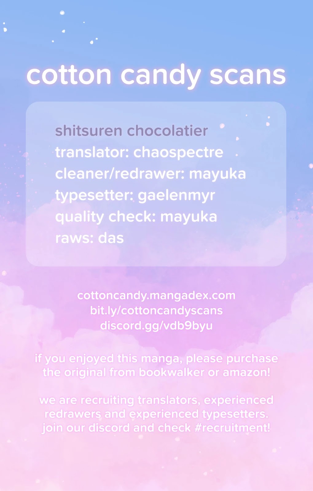 Shitsuren Chocolatier Chapter 8 page 1 - Chapter 8