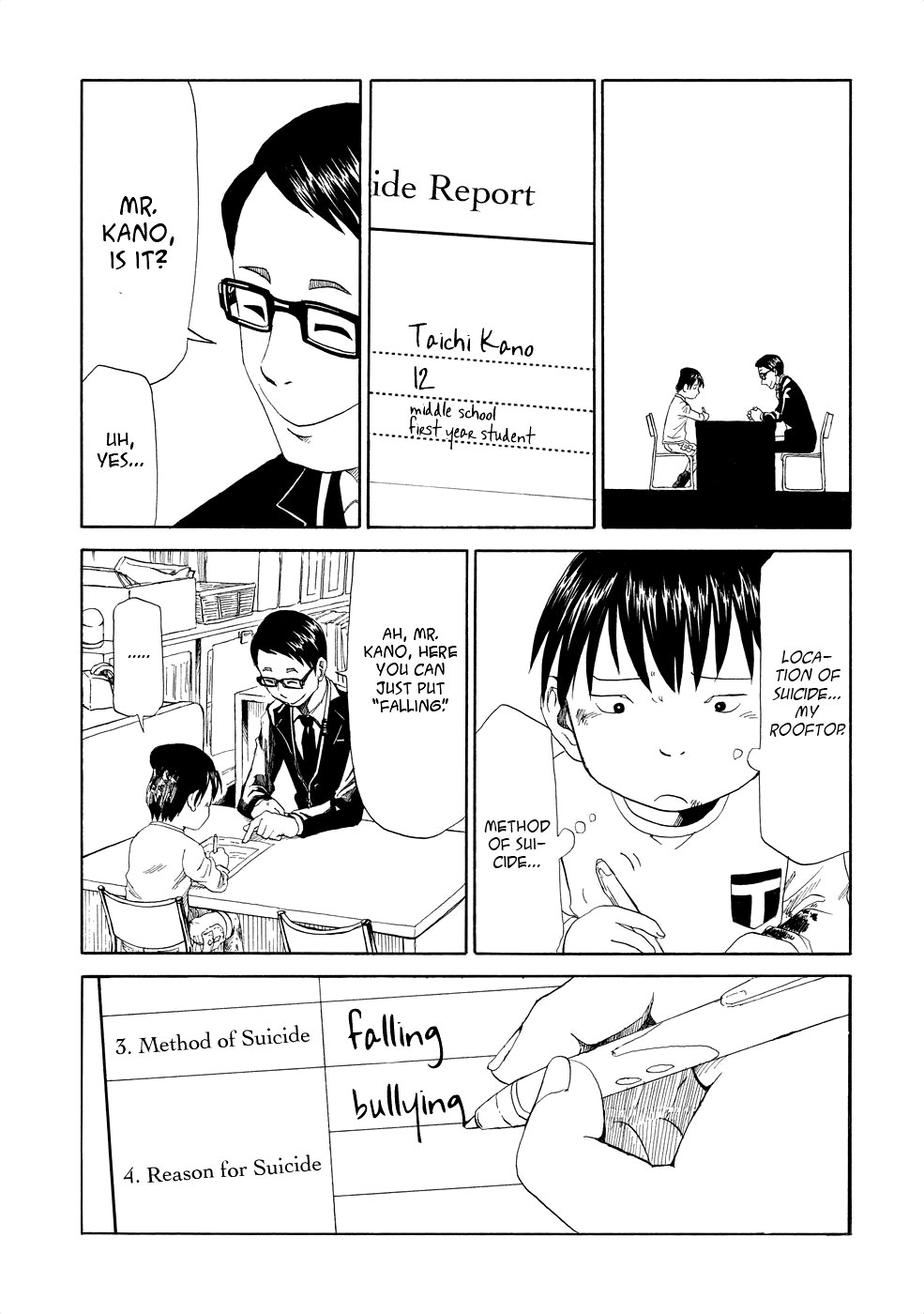 Shiyakusho Chapter 1 page 9 - Chapter 1: Suicide?