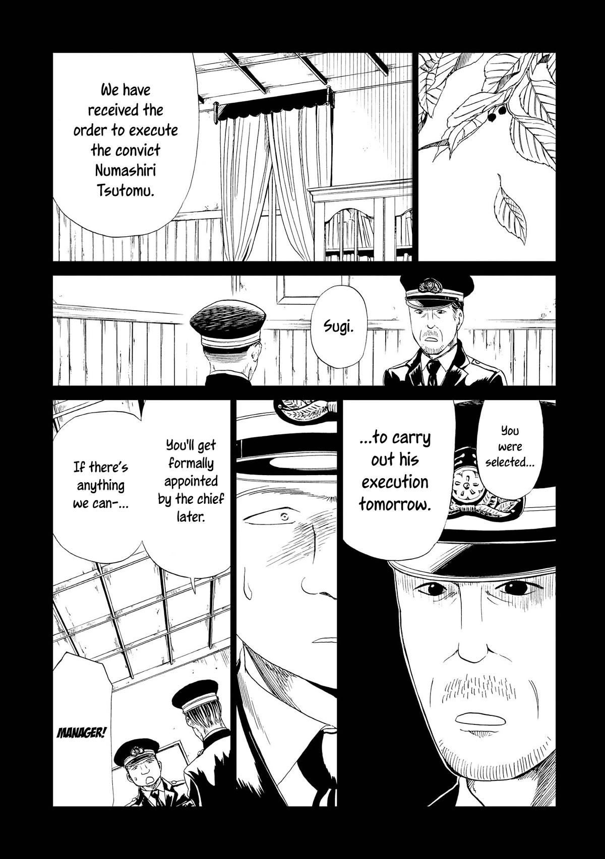 Shiyakusho Chapter 16 page 36 - Chapter 16: Those Who Hang and Those Who are Hanged 1