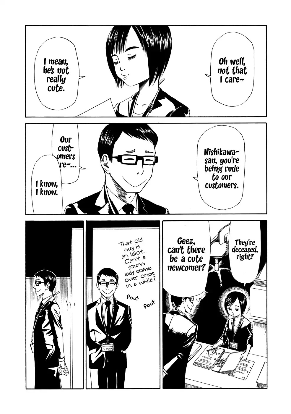 Shiyakusho Chapter 5 page 26 - Chapter 5: I don't wanna work