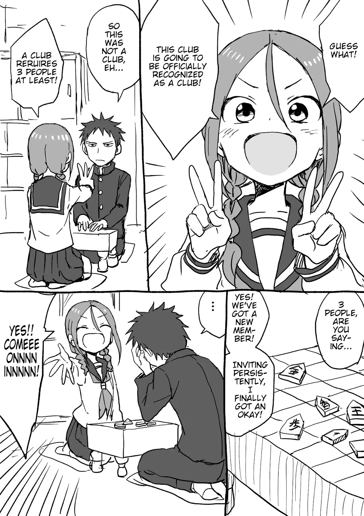 Shogi Senpai Chapter 4 page 2 - Chapter 4