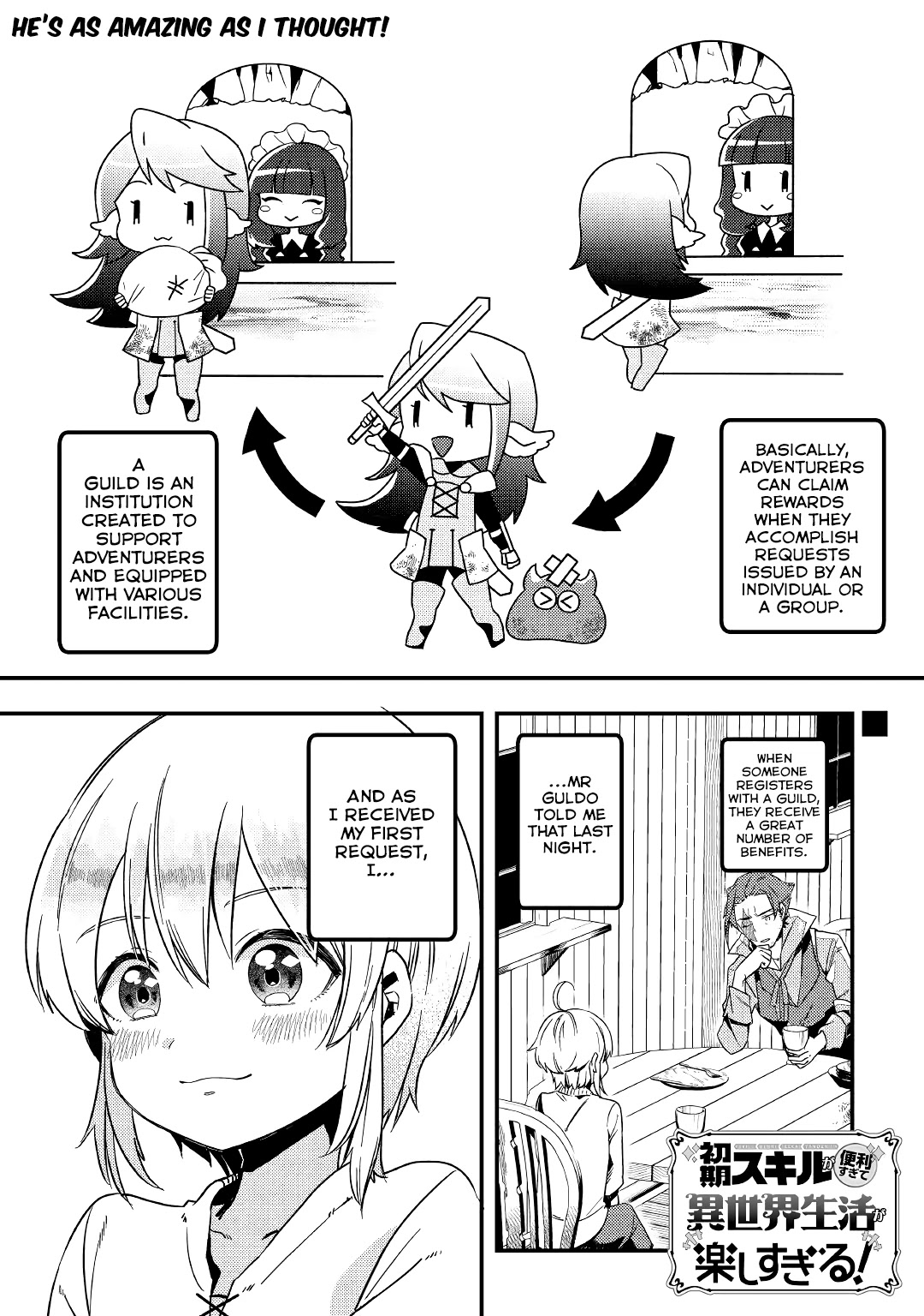 Shoki Skill Ga Benri Sugite Isekai Seikatsu ga Tanoshisugiru! Chapter 3 page 1 - Chapter 3