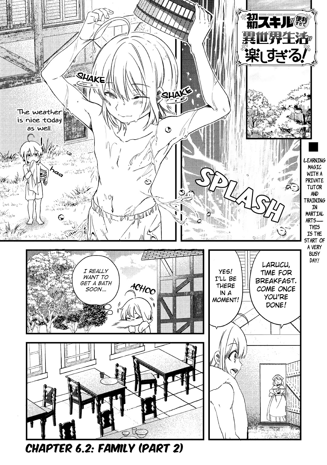 Shoki Skill Ga Benri Sugite Isekai Seikatsu ga Tanoshisugiru! Chapter 6.2 page 1 - Chapter 6.2