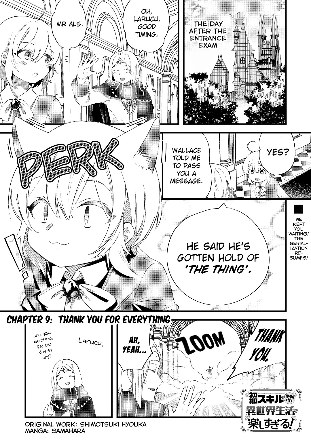 Shoki Skill Ga Benri Sugite Isekai Seikatsu ga Tanoshisugiru! Chapter 9 page 1 - Chapter 9
