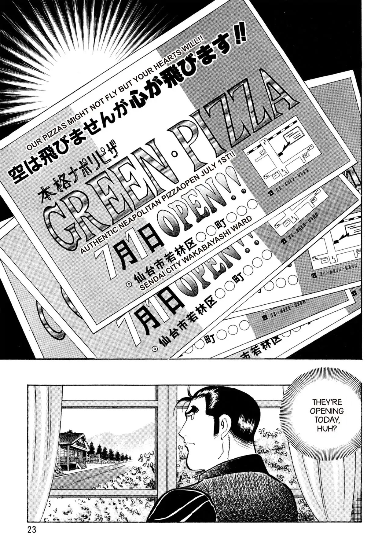 Shoku King Chapter 116 page 21 - Chapter 116: BEEF TONGUE PIZZA