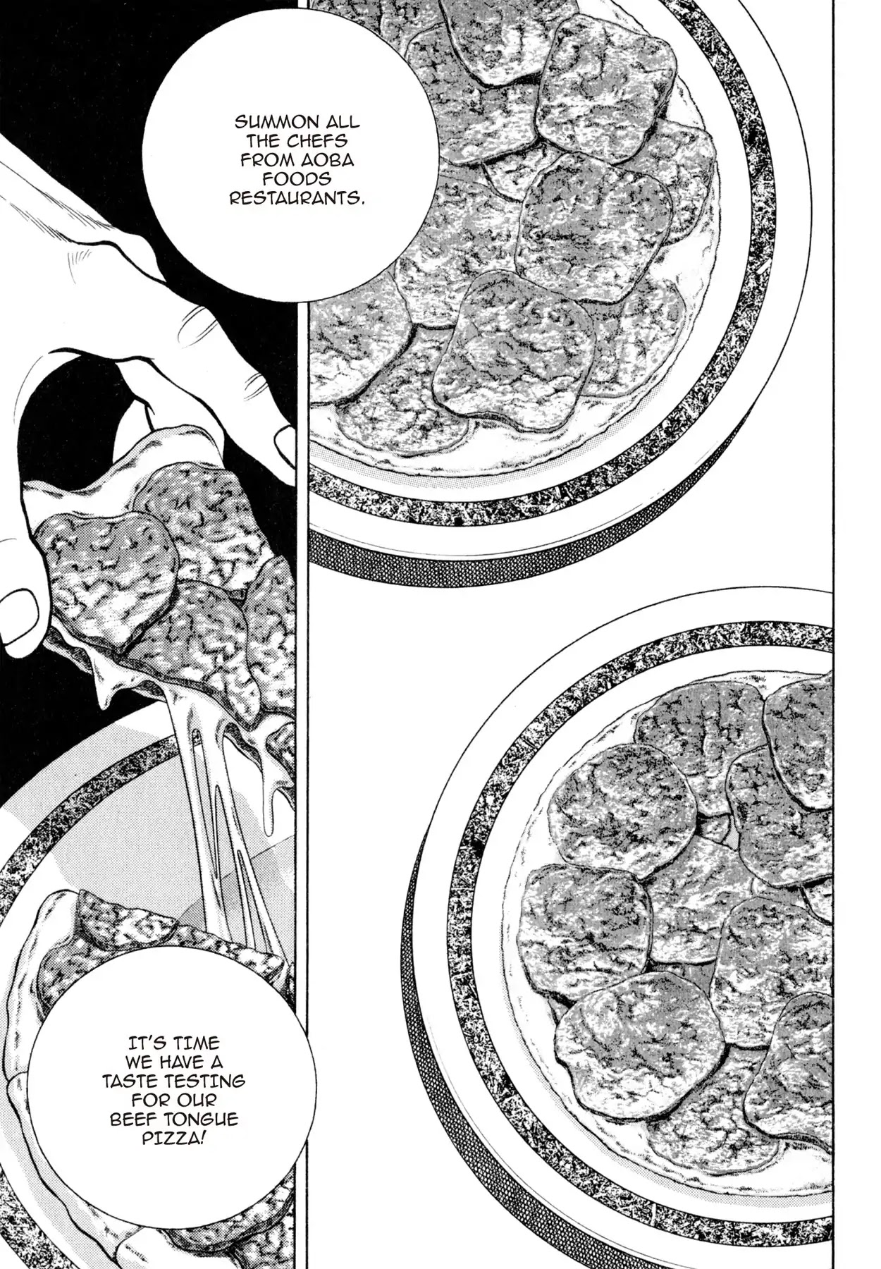 Shoku King Chapter 116 page 9 - Chapter 116: BEEF TONGUE PIZZA