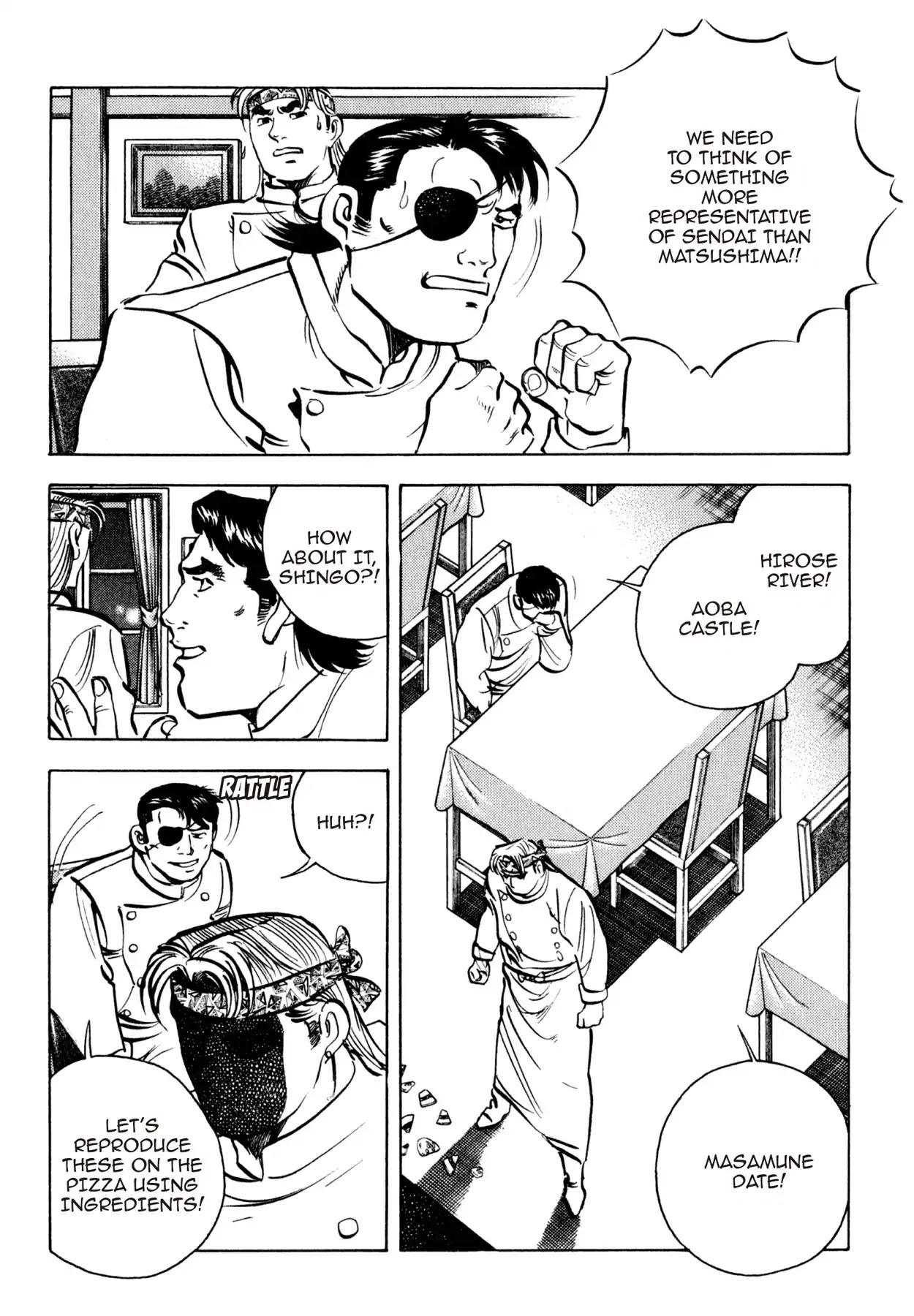 Shoku King Chapter 119 page 5 - Chapter 119: TOSHIZO'S PIZZA