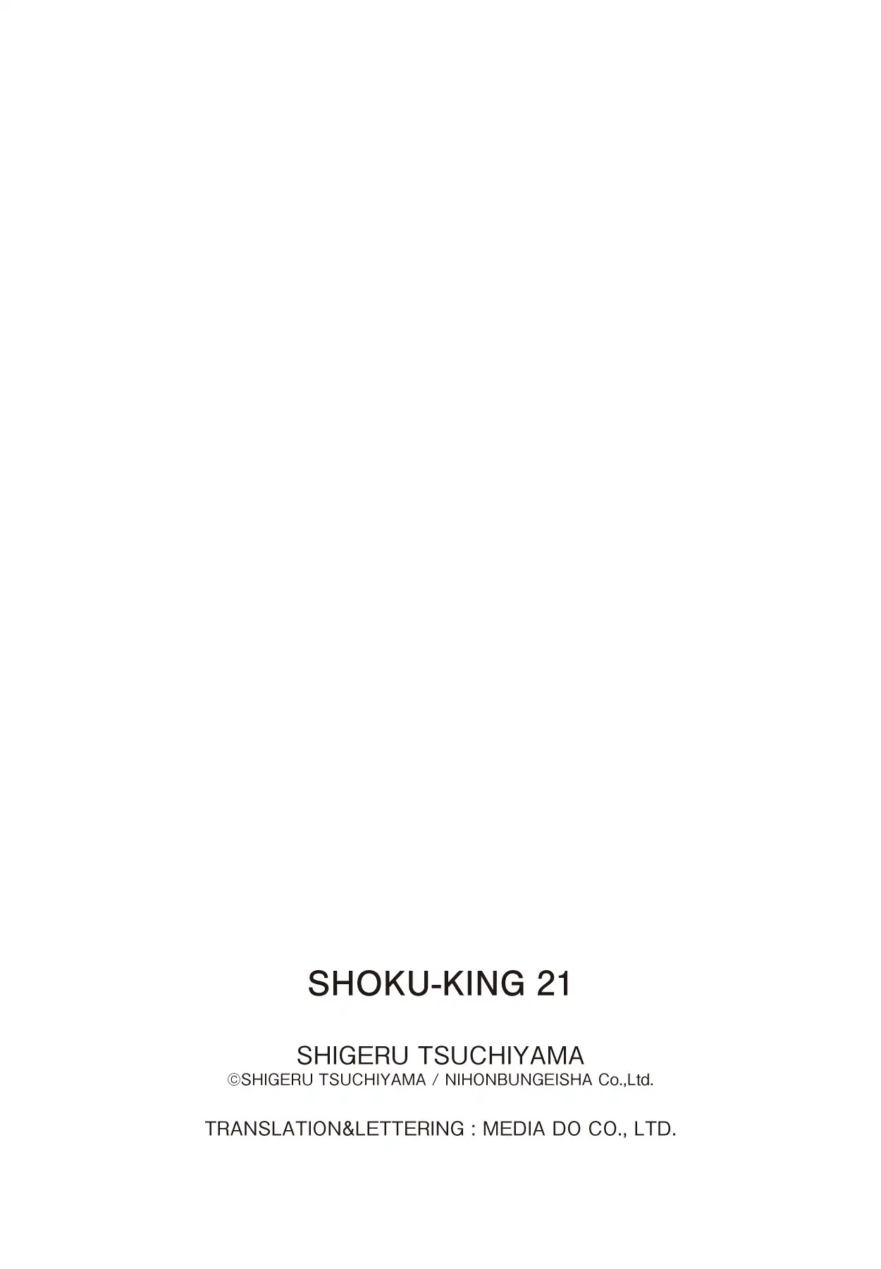 Shoku King Chapter 195 page 21 - Chapter 195: TOSHIZO'S BENTO